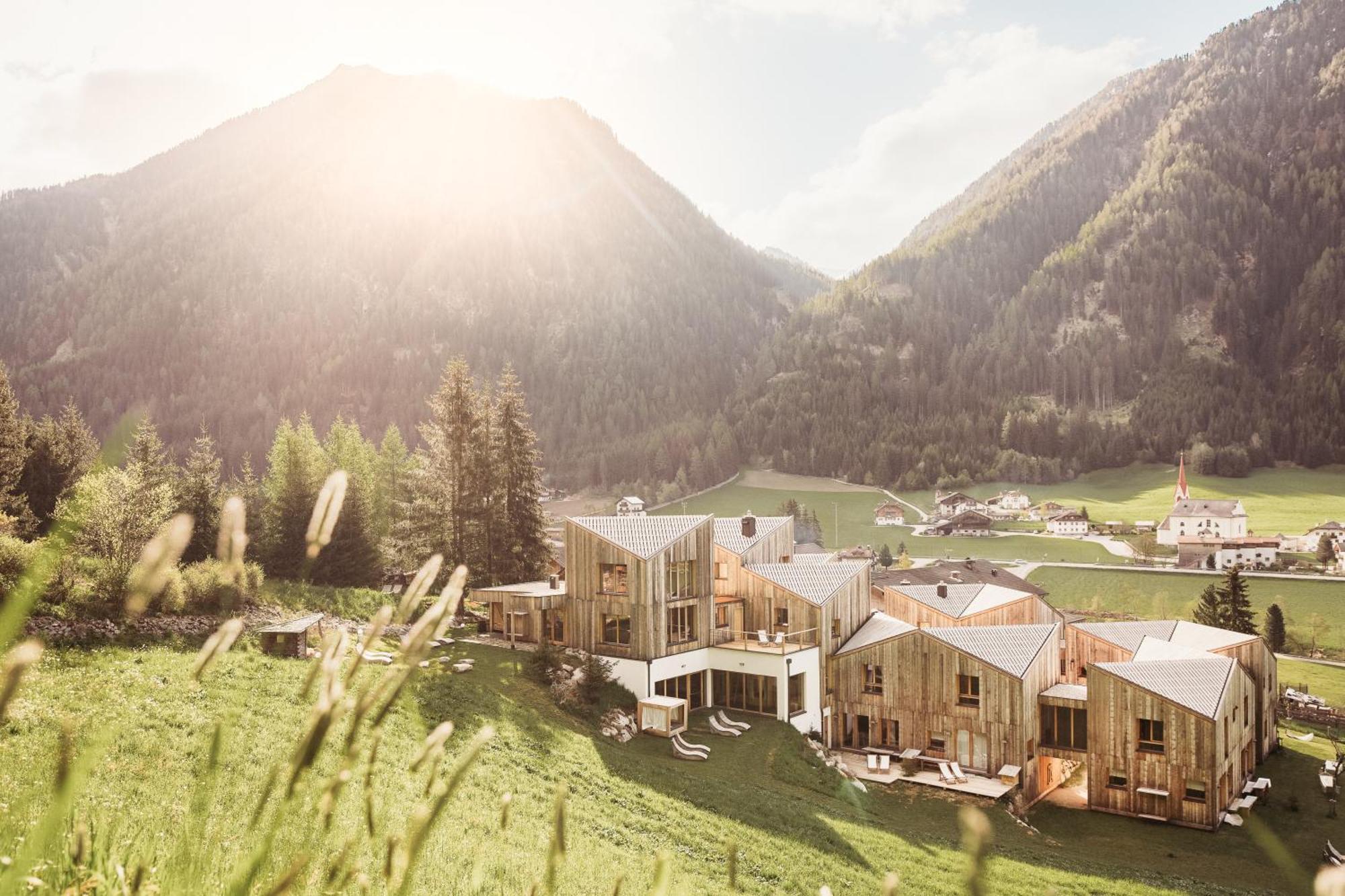 Apparthotel Bio Natur Refugium Blaslahof Santa Maddalena in Casies Esterno foto